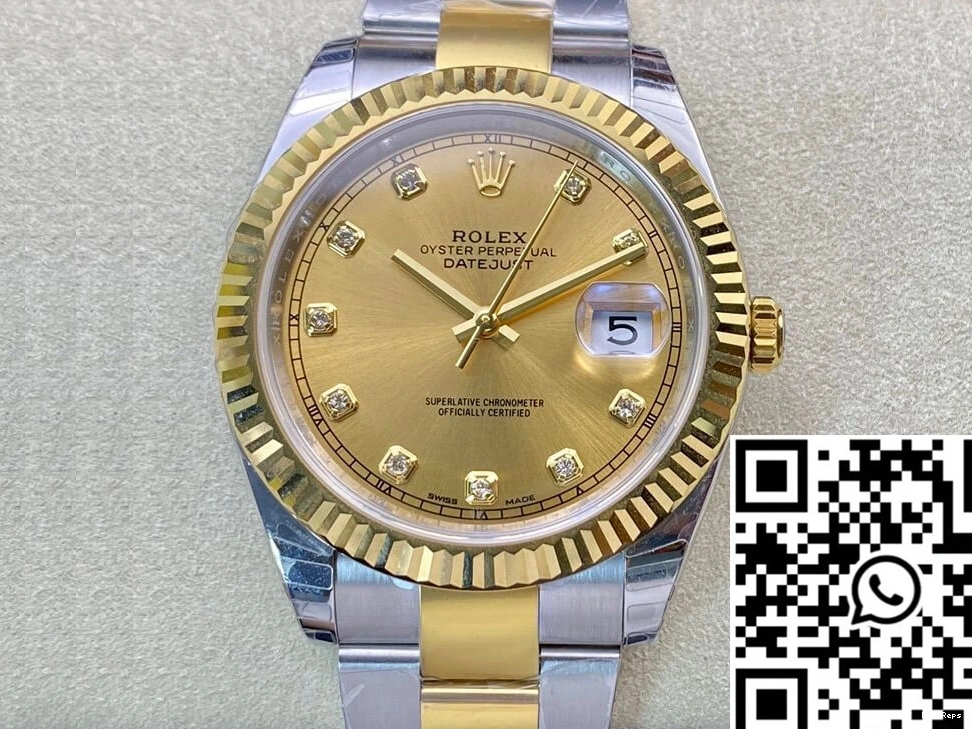 Factory Gold EW Datejust Yellow M126333-0011 Rolex 1018